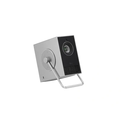 Image of LG CineBeam Q HU710PB, Small 4K Projector, 50 120 inch Screen size, RGB Laser, 500 ANSI Lumens, TV webOS 6.0, AirPlay, Share, Bluetooth, 3W speaker, Auto Adjustment