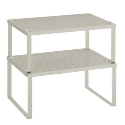 Image of SONGMICS Spice Rack, Set of 2 Cupboard Shelf Organiser KCS001K01