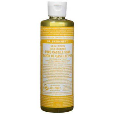 Image of Dr. Bronner&#039;s Organic Citrus Pure Castile Liquid Soap, 237 ml