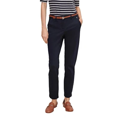Image of Comma Women&#039;s Hose 7/8 Pants, 5976 Navy, 44