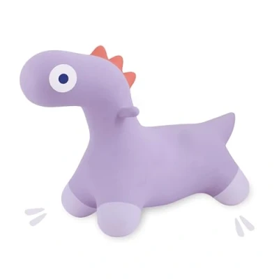 Image of QUUT Hoppi Dino Jumper Opblaasbaar springspeelgoed (Lavende) Binnen en buiten Pomp inbegrepen 70 x 50 cm Gift Design