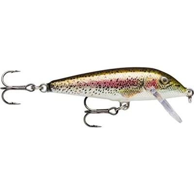Image of Rapala CountDown Lure with Two No. 7 Hooks, 1.5 2.4 m Swimming Depth, cm Size, Live Rainbow Trout