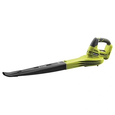 Image of Ryobi OBL1820S ONE+ Cordless Blower, Air Speed (Zero Tool), 245 km/h, 18 V, Hyper Green and Grey