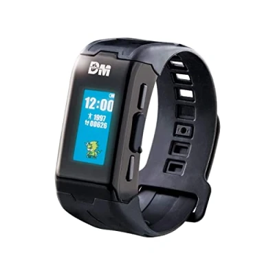 Image of Digimon Vital Bracelet Interactive Fitness Tracker Watch with Step Counter, Heart Rate Monitor, Digital and Virtual Pet Train your Battle Friends Colour Black (FREE APP)