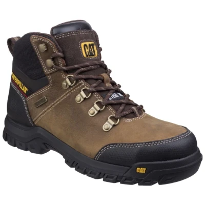 Image of Caterpillar Men&#039;s Framework St S3 Wr HRO SRA Industrial Boot, Seal Brown, 9 UK