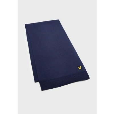 Image of Lyle &amp; Scott Scarf Unisex Scarf, Size: One Size, Dark navy