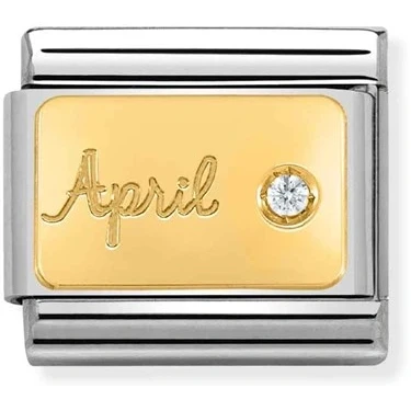 Image of Nomination April Diamond Birthstone Charm