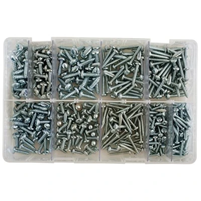 Image of Connect 35000 Assorted Self Tapping Pan Pozi Screws 4 10 Box 700pc