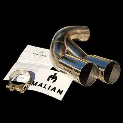Image of Malian Exhausts for BMW 3/4 Series Exhaust Twin Tailpipes, F30/1/2/3/6, Dual Tips