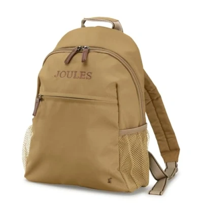 Image of Joules Travel Collection, Softside Backpack with Adjustable Straps, Fits Laptops 15, Small 10.8L, Tan