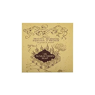 Image of Cinereplicas Harry Potter Notebook Marauder&#039;s Map 120p Official License