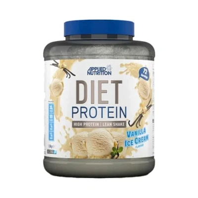 Image of Applied Nutrition Diet Whey High Protein Powder Supplement, Low Carb &amp; Sugar, for Weight Management with CLA, L Carnitine, Green Tea (1.8kg 72 Servings) (Vanilla)