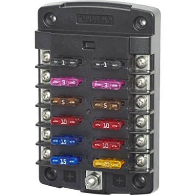 Image of Blue Sea Systems 5034 ST Blade Fuse Block 12 Circuit