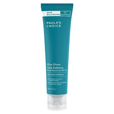 Image of Paula’s Choice Skin BALANCING Moisturiser SPF 30 Lightweight Day Cream Reduces Breakouts &amp; Blackheads with Vitamin E Combination to Oily 60 ml