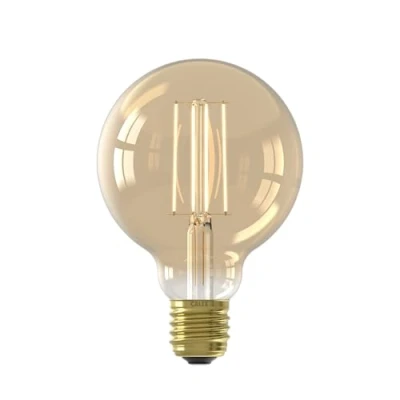 Image of Calex LED Gold 95mm Globe 240V 4.5W (40W eq.) E27 2100K Dimmable