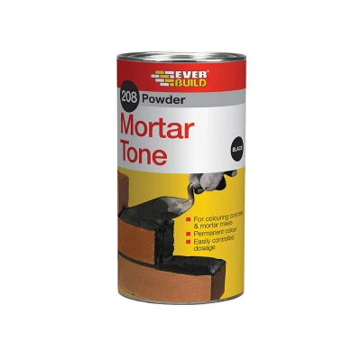 Image of Everbuild 208 Powder Mortar Tone Red 1kg EVBPMTRD1