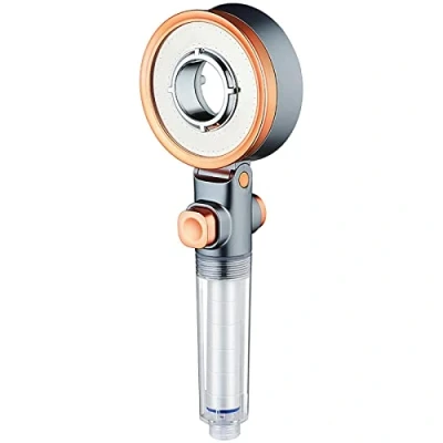Image of High Pressure Rainfall Shower Head Head, Handheld Turbo Fan Shower, Wand, Flow Hand Held Bathroom Showerhead, Rain Fixed Showerhead