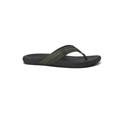 Image of Reef Cushion Phantom 2.0 Tbar sandals, Men&#039;s, Size: 8, Olive gum shoes