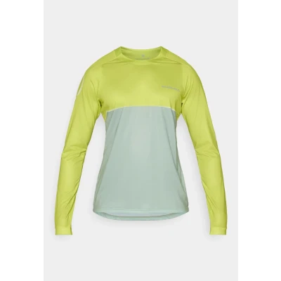 Image of Endura CORE Printed TEE Long sleeved top, Men&#039;s, Size: Large, Lime green