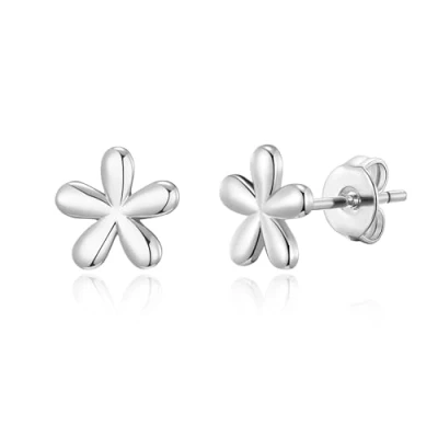 Image of Philip Jones Silver Plated Flower Stud Earrings