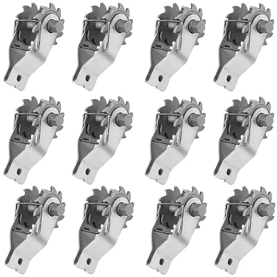 Image of Electric Fence Wire Strainer, 12PCS Heavy Duty Inline Tensioner, Ratchet Tensioner for Fence, Farm