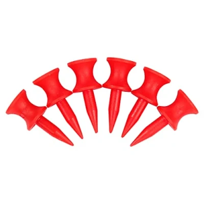 Image of Masters 100 X 32mm Red Castle (Graduated) Golf Tees