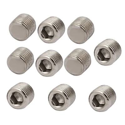Image of M6 Grub Screw (20 PACK) 6mm Metric Thread A2 Stainless Steel x 5mm Flat Point Socket Allen Key Screws Free UK Delivery