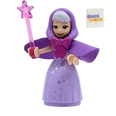 Image of LEGO Disney Princess: Fairy Godmother from Cinderella with Extra Purple Cape