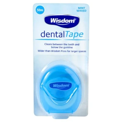 Image of Wisdom Dental Tape 50m (Pack of 3)