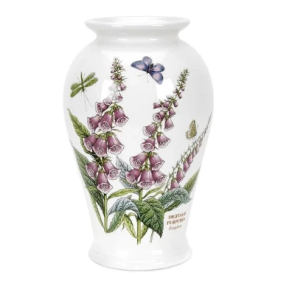 Image of Portmeirion Botanic Garden Canton Vase 8&quot; Foxglove