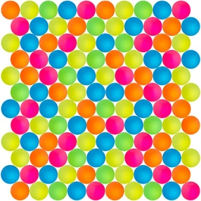 Image of THE TWIDDLERS 120 Small Bouncy Balls for Kids Party Bags Neon Coloured Mini Bouncing Balls, Ideal Toy Favours, Gift Bags, Christmas Stocking Fillers &amp; Classroom Prizes
