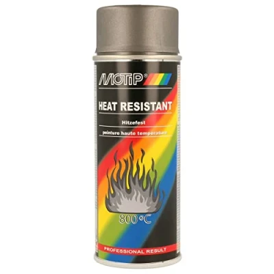Image of Motip M04030 Heat Resistant Lacquer, Dark Anthracite, 400 ml