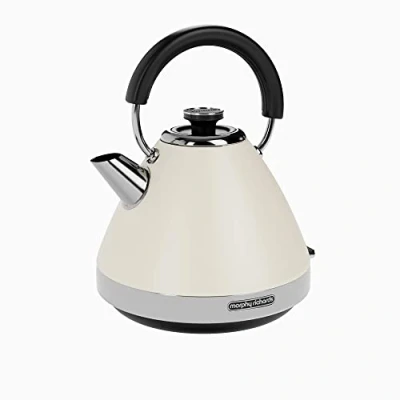 Image of Morphy Richards 100132 Venture Cream Pyramid Kettle