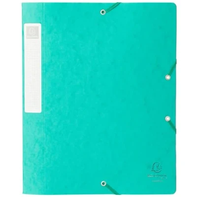Image of Exacompta Ref 14003H Cartobox Elasticated Filing Boxes, 25 x 33 cm Suitable for A4+ Documents, 40 mm Spine and Made from Pressboard (1 Item)