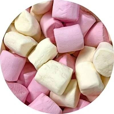 Image of HUGE 1kg Vegan Marshmallows 100% Vegetarian, Gluten Free, Palm Oil Free Mallows