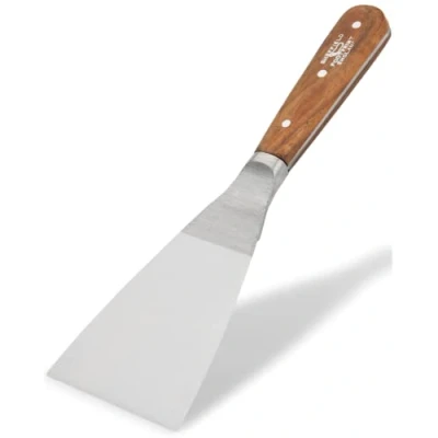 Image of Footprint Wallpaper Scraper Heavy Duty 75mm/3 Durable Stripping Knife Decorators Tools for Removal of Paper, Paint, Varnish, Grout and Putty. Flexible Tempered Steel Blade. Hardwood Handle.
