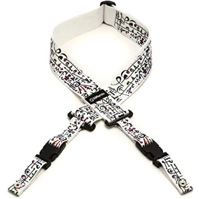 Image of DiMarzio DD2242 Steve Vai Cliplock Guitar Strap Art Edition White,1.5x15x12.02