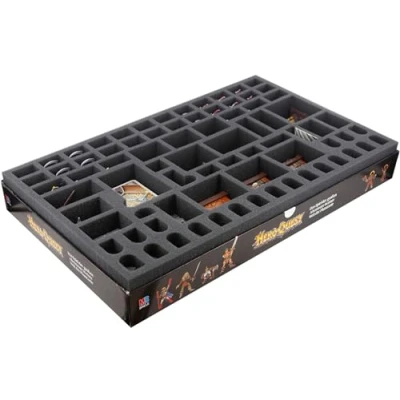 Image of Feldherr foam tray set compatible with HeroQuest board game box