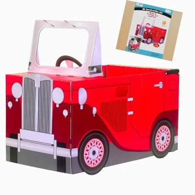 Image of Make a Car Card Craft by Fiesta Crafts Cardboard Vintage Create Your Own to &#039;Drive&#039; Around The House Great Imaginative Play