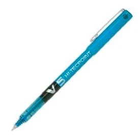 Image of Pilot V5 Liquid Ink Rollerball 0.5 mm Tip (Box of 12) Light Blue