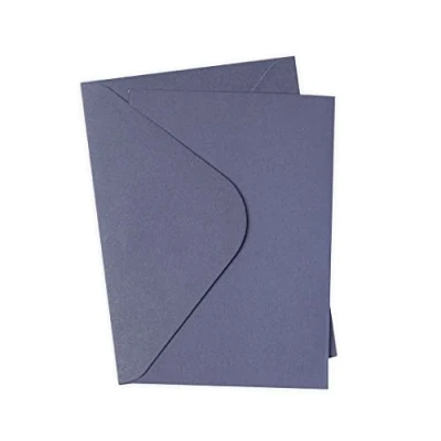 Image of Sizzix Surfacez Card &amp; Envelope Pack A6 French Navy 10PK 665694 Chapter 2 2022, Multicolor, One Size