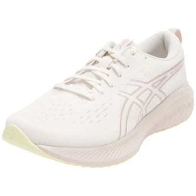 Image of Asics Gelexcite 10 Road running shoes, Women&#039;s, Size: 9.5, Cream/neutral pink Textile/synthetics