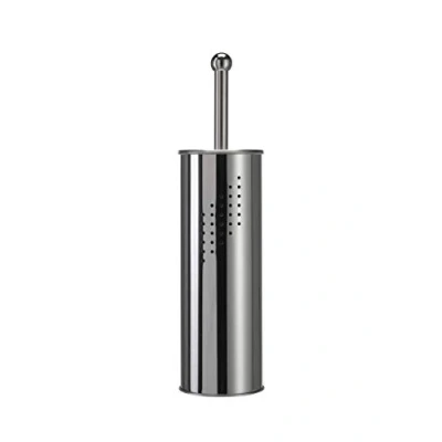 Image of Croydex AJ400241 Freestanding Stainless Steel Polished Finish Toilet Brush and Holder