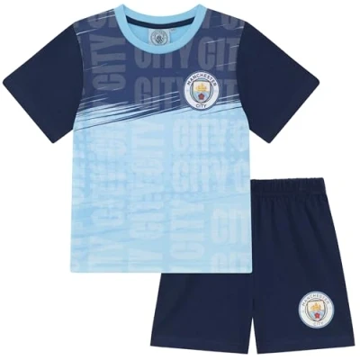 Image of MANCHESTER CITY Short Pyjamas 11 12 years Blue