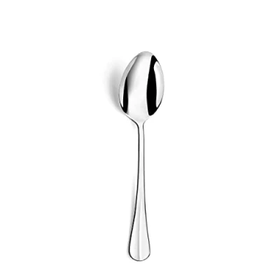 Image of Amefa Baguette Set of 12 Dessert Spoons, 18/0 Stainless Steel, 179 mm Long, Steel_18/0_430