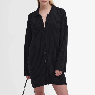 Image of Barbour Claudette Cotton Knit Dress UK 12