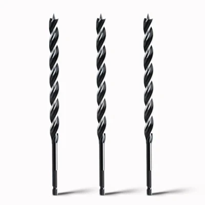 Image of hsawbit Wood Drill Bits, 3pcs x 12mm 300mm Auger Bit Extra Long Bits Plastic, Drywall Woodworking Hole