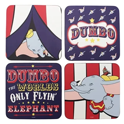 Image of Disney CST4DC02 Coasters, Wood