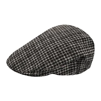 Image of TOSKATOK Tweed Flat Caps Charcoal LXL