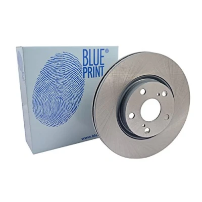 Image of 4351205080, 435120F010 Brake disc BLUE PRINT ADT343199 Front Axle 295mm 26mm 5 Hole 114mm internally vented Coated TOYOTA: Corolla Verso